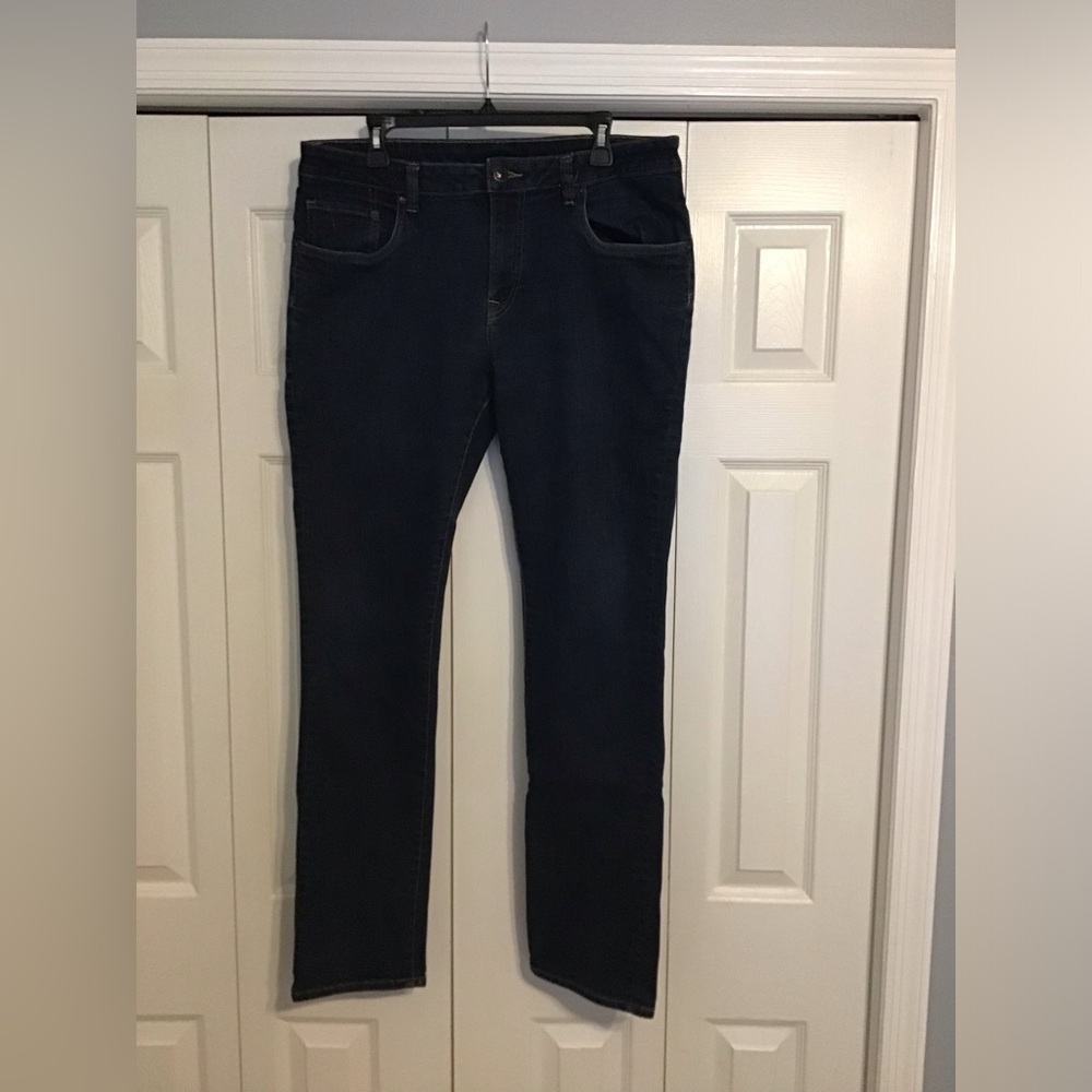Buffalo David Bitton Mens Blue Jeans Size 38x34 Slim/Ash